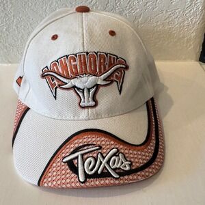 Texas Longhorns White‎ Baseball Cap Youth Hat Orange College NCAA Adjustable